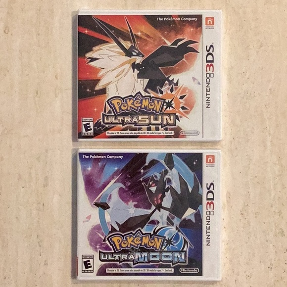 Nintendo Other - New Pokemon Ultra Sun Nintendo 3DS Game & Pokemon Ultra Moon 3DS Games Sealed